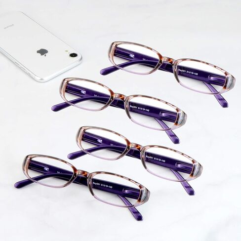LifeArt 4 Pairs Reading Glasses, Blue Light Blocking Glasses, Computer Reading in Saudi Arabia