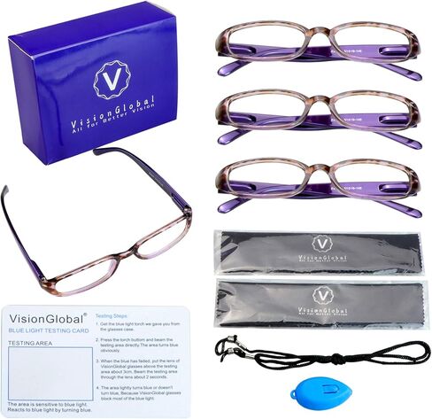 LifeArt 4 Pairs Reading Glasses, Blue Light Blocking Glasses, Computer Reading in Saudi Arabia