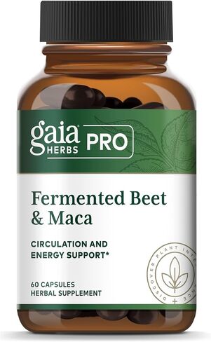 Gaia PRO البنجر المخمر والماكا - مكمل الدورة الدموية والكلى والكبد - مع البنجر المخمر العضوي والماكا العضوية - 60 كبسولة (30 وجبة) in Saudi Arabia