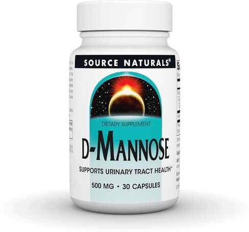 Source Naturals D-Mannose, Potent Urinary Tract & Bladder Health Support*, 500mg - 30 Capsules in Saudi Arabia