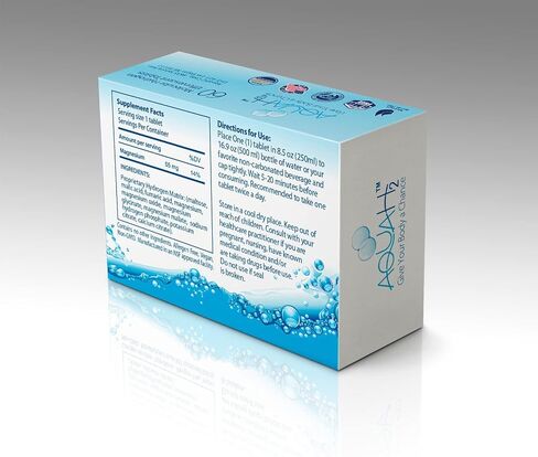 أقراص هيدروجين الجزيئية Aquah2 | 60 قرص مياه هيدروجين من Aquah2 in Kuwait