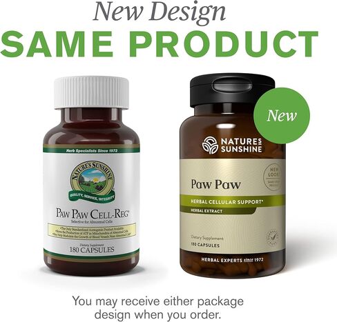 Nature's Sunshine Paw Cell-Reg، 180 كبسولة | يحتوي على أكثر من 50 أسيتوجينين لتعديل إنتاج ATP وإمدادات الدم in Saudi Arabia