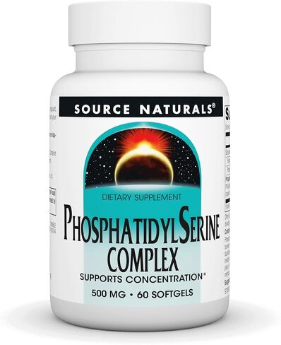 Source Naturals Phosphatidyl Serine Complex Stabilized Enzyme Supplement 500mg - 30 Softgels in Saudi Arabia
