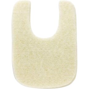 Wide U Shaped Felt Callus Horseshoe Pads - Adhesive Foot Pads That Protect Calluses from Rubbing On Shoes - 1/8" - 50 Pack in Kuwait
