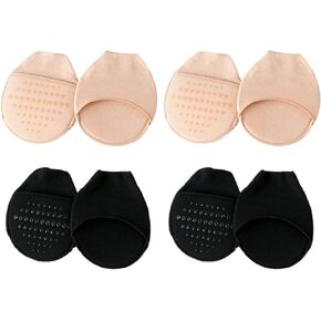 Keroius Toe Topper Liner Invisible Socks,Honeycomb Fabric Forefoot Socks Pads ,Sponge Cushion No Show Women's Half Socks