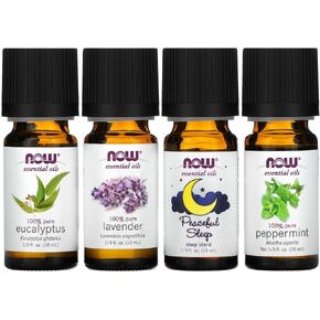 الآن الزيوت العطرية، ضع بعض البيب في مجموعة العلاج العطري الخاصة بك، 4 × 10 مل بما في ذلك زيت البرتقال وزيت الليمون وزيت الجريب فروت ونبات الحوذان المبهج! مزيج الزيت مع أغطية مقاومة للأطفال