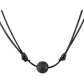 قلادة واحدة روك الخرزة الأساسية النفط الناشر قلادة الحد الأدنى إطلاق الروائح والمجوهرات قابل للتعديل, حجر in Kuwait