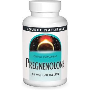 Source Naturals Pregnenolone 25mg - 60 Tablets