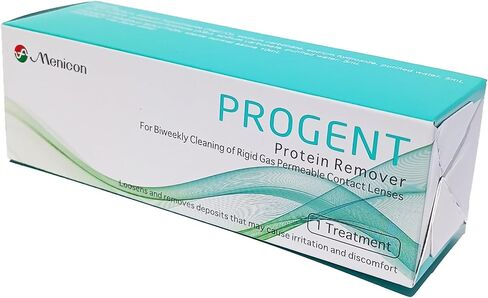 Menicon Progent 1 Treatment Biweekly Gas Permeable Contact Lens Cleaner and DMV Scleral Cup Large Contact Lens Handler - Remover, Inserter Bundle of 2 Items in Kuwait