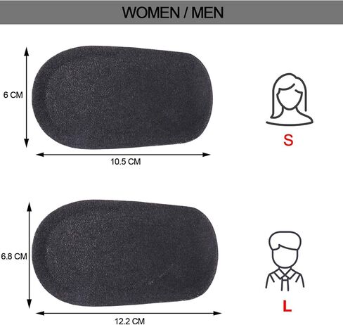 نعال داخلية لزيادة ارتفاع الجل من Ailaka، حشوات غير مرئية لرفع الأحذية، وسادات مرنة للكعب ممتصة للصدمات، 3 ارتفاعات للرجال والنساء in Kuwait