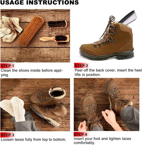 نعال داخلية لزيادة ارتفاع الجل من Ailaka، حشوات غير مرئية لرفع الأحذية، وسادات مرنة للكعب ممتصة للصدمات، 3 ارتفاعات للرجال والنساء in Kuwait