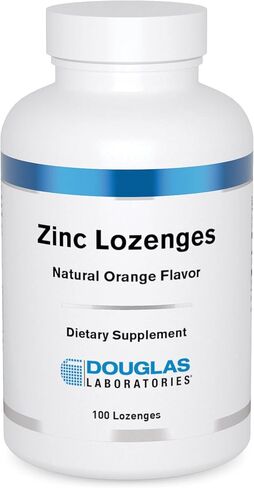 Douglas Laboratories Zinc Lozenges | Support for Immune Function* | 100 Lozenges | Natural Orange Flavor in Saudi Arabia