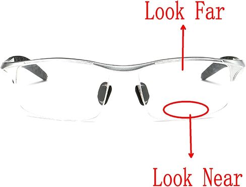 Aluminum Magnesium Multifocal Lens Reading Glasses Men Presbyopia Hyperopia Bifocal Glasses Sun Photochromic Sunglasses NX in Kuwait