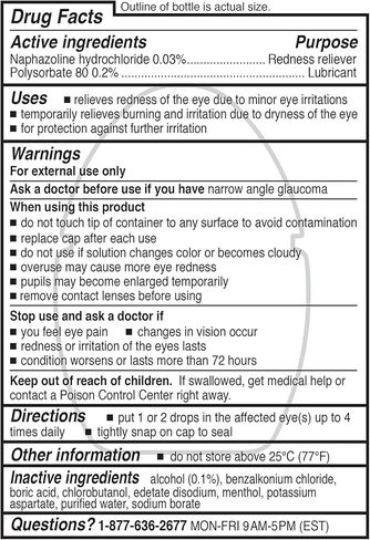 Rohto Cooling Eye Drops Maximum Redness Relief, 0.4 fl (Pack of 2) in Kuwait