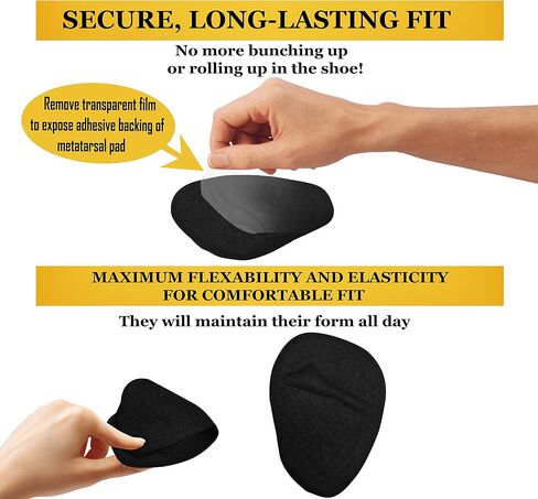 Metatarsal Pads - Ball of Foot Cushions - High Heel Cushion, High Heel Inserts for Shoe Comfort- Foot Pain Relief Soft Forefoot Pads with Non Slip Back in Saudi Arabia