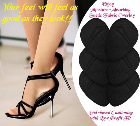 Metatarsal Pads - Ball of Foot Cushions - High Heel Cushion, High Heel Inserts for Shoe Comfort- Foot Pain Relief Soft Forefoot Pads with Non Slip Back in Saudi Arabia