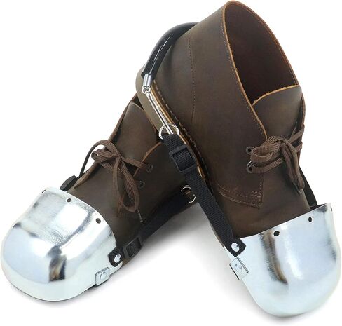 QWORK Steel Toe Guard, Metatarsal Guards, Foot Guard with Adjustable Straps, Universal Size for Men and Women, 1 Pair in Kuwait