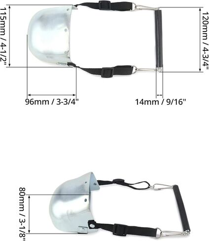 QWORK Steel Toe Guard, Metatarsal Guards, Foot Guard with Adjustable Straps, Universal Size for Men and Women, 1 Pair in Kuwait