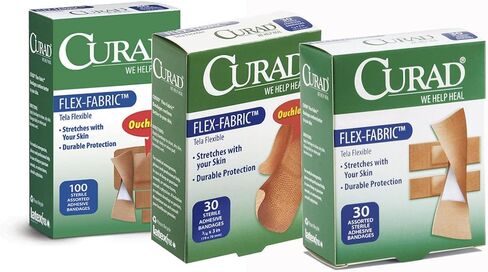 Flex Fabric Bandages, Assorted Sizes, 100 per Box in Saudi Arabia