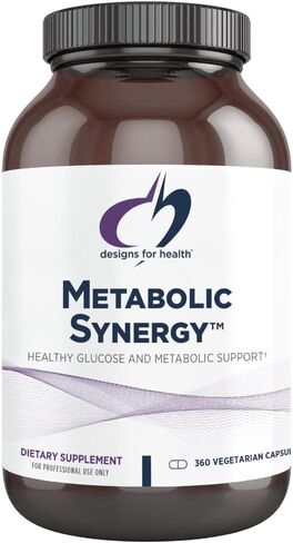 Designs for Health Metabolic Synergy - Multivitamin and Mineral Supplement with Chromium, Zinc, Selenium, R-Lipoic Acid, Vitamins + More (360 Capsules) in Saudi Arabia