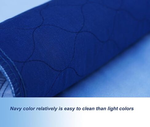 Jadefun 2 حزمة من وسادات السرير القابلة لإعادة الاستخدام والغسل مقاس 34 × 36، قابلة للثني ومقاومة للماء مبطنة من القطن العلوي، واقي مرتبة مناسب لسرير مزدوج للبالغين والأطفال الصغار والحيوانات الأليفة in Kuwait