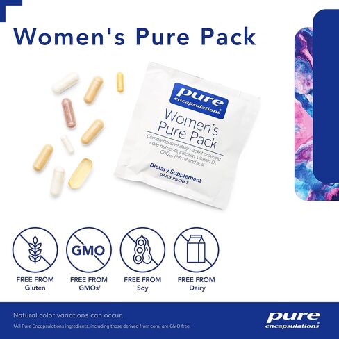 مجموعة Pure Encapsulations النسائية النقية | مكمل لدعم صحة العظام والقلب والأوعية الدموية والبقعية والثدي* | 30 علبة in Saudi Arabia