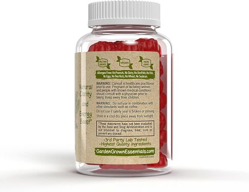 Yerba Mate Gummies 60,000 MG High Potency - Tastier, More Effective Way for Yerba Mate Benefits - All Natural Energy, Power, Focus and Clarity Boosting Supplement - Made in The USA 60 Count in Kuwait