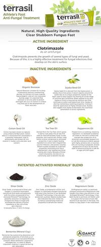كريم علاج القدم للرياضيين بقوة إضافية بحد أقصى - يقتل فطريات القدم بشكل طبيعي أسرع 6 مرات مع زيت شجرة الشاي وكلوتريمازول من تيراسيل (25 جم) in Kuwait