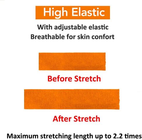 ESUPPORT 1 Inches X 5 Yards Self Adherent Cohesive Wrap Bandages Adhesive Wounds Strong Elastic First Aid Tape for Sport Wrist Ankle 10 Count in Kuwait