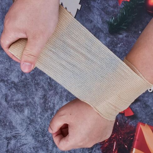 AccEncyc 6 Roll Self Adhesive Bandage Wrap Assortment 1" 2" 4" x 14.7ft Bandage Wrap Rolls Athletic Elastic Stretch Band Cohesive Bandage Wrap Vet Tape Medical Tape in Kuwait