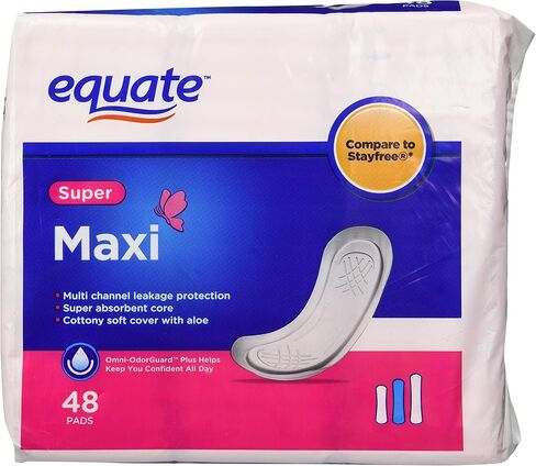 Equate Pads Super Multipack 48 Count by Equate in Saudi Arabia