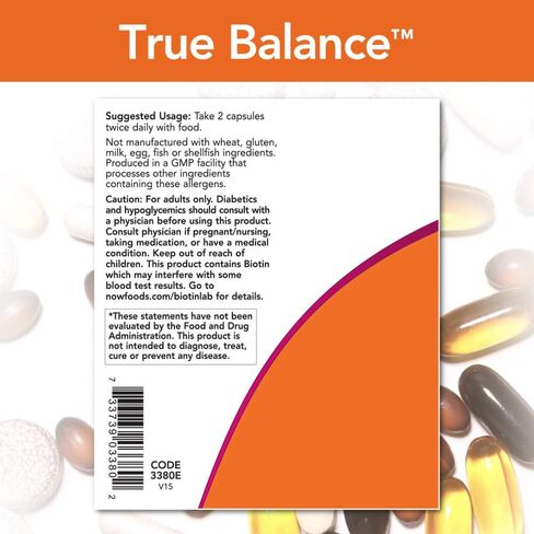 Now Foods: True Balance Multi، 120 كبسولة (عبوتان) in Saudi Arabia