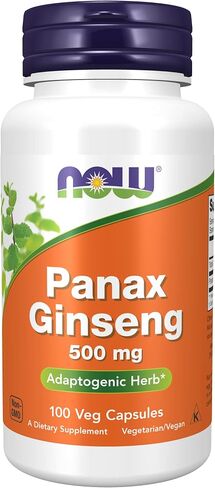 Now Foods: باناكس الجينسنغ، 100 كبسولة in Saudi Arabia