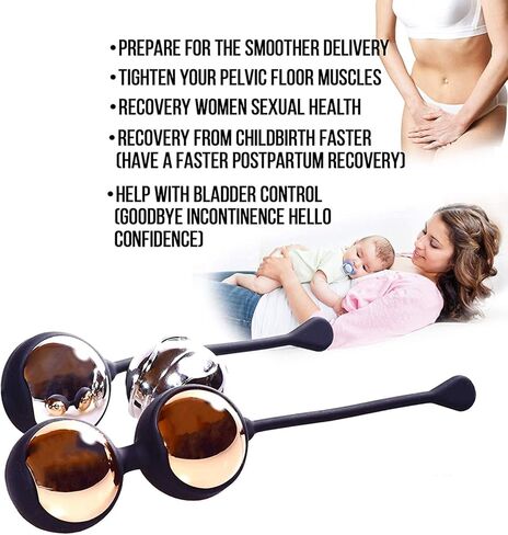 Kegel Balls Weighted - Kegel Exercise Kit Weights Sets to Tone and Strengthen Your Pelvic Floor Muscle - Recommended for Women & Girls Bladder Control and Pelvic Floor Muscle Exerc in Saudi Arabia