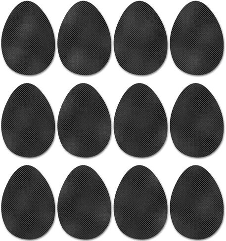 6 Pairs Anti-Slip Shoe Grips Sole Stick Protector, Non-Skid Pads for Shoes, Self-Adhesive Shoe Grips Anti Slip Shoe Pads (black) in Saudi Arabia