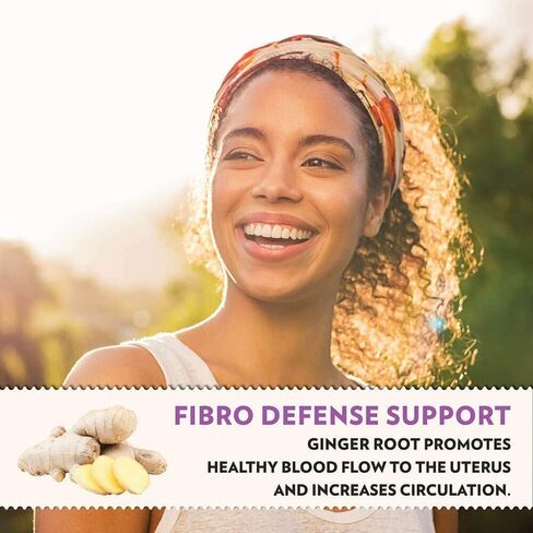 Crystal Star Fibro Defense, 60 Capsules, Black Cohosh, Breast & uterine health between periods, Gluten Free, Non-GMO in Kuwait