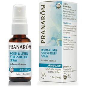 Pranarom - Aromacalm Stress Relief Diffusion Blend (5ml) - Orange, Bergamot, Lavender, Ylang Ylang - Essential Oil for Stress Relief & Mental Wellness | USDA and ECOCERT Certified Organic