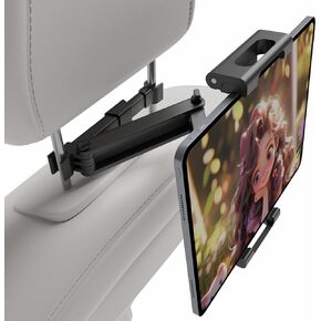 Lumigens حامل الكمبيوتر اللوحي للسيارة - حامل iPad للمقعد الخلفي للسيارة - حامل الكمبيوتر اللوحي للسيارة المقعد الخلفي للأطفال البالغين - حامل الكمبيوتر اللوحي ipad في السيارة in Kuwait