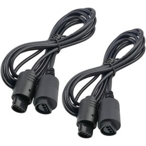 2X 1.8m/6ft N64 Extension Cables for Nintendo N64 64 Controller(2 Packs)