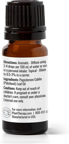 Plant Therapy Aged Dark Patchouli 10 mL (1/3 oz) 100% Pure, Undiluted, Natural Aromatherapy in Saudi Arabia