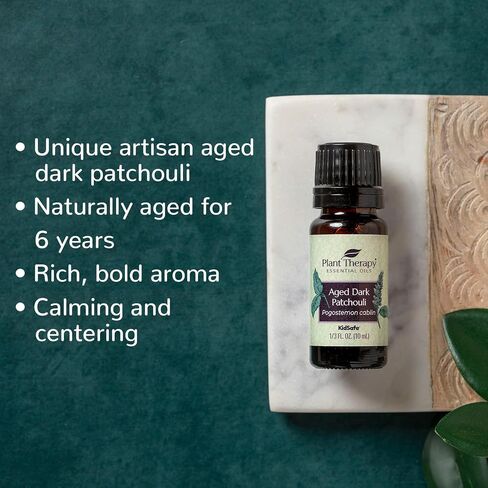 Plant Therapy Aged Dark Patchouli 10 mL (1/3 oz) 100% Pure, Undiluted, Natural Aromatherapy in Saudi Arabia