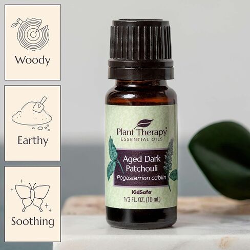 Plant Therapy Aged Dark Patchouli 10 mL (1/3 oz) 100% Pure, Undiluted, Natural Aromatherapy in Saudi Arabia