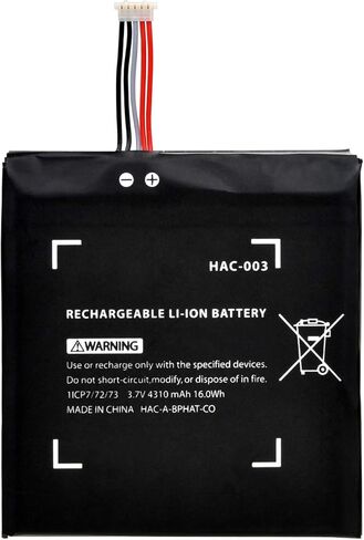 PowerTrust HAC-003 Rechargeable Battery Compatible with Nintendo Switch 2017 Game Console HAC-001 HAC-A-BPHAT-C0 HAC-S-JP/EU-C0 Console Batteries in Saudi Arabia