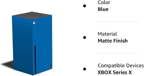 MightySkins Skin Compatible with Xbox Series X - Solid White | Protective, Durable, and Unique Vinyl Decal wrap Cover | Easy to Apply and Change Styles | Made in The USA, MIXBSERX-Solid White in Saudi Arabia