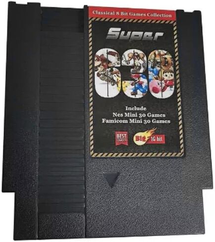 630 in 1 Classic Collection - NES Mini and Famicom Mini Games + 600 Classic NES Multicart Game Cartridge for 8 bit 72 pin in Saudi Arabia