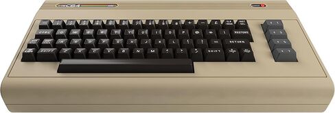 The C64 Mini Console Videogames Deep Silver (EU IMPORT) + 1 Joystick + 64 Games Pre-Installed in Saudi Arabia