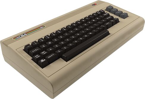The C64 Mini Console Videogames Deep Silver (EU IMPORT) + 1 Joystick + 64 Games Pre-Installed in Saudi Arabia