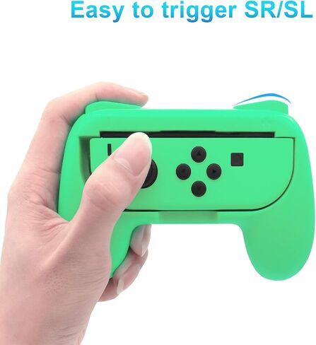 FASTSNAIL Switch Controller Grips for Nintendo Switch/OLED for JoyCons | Wear-Resistant Switch Controllers Holder Handle Kit, Ergonomic Design, 6 Non-Slip Thumb Grip Caps for Joycon 1 Accessories in Kuwait