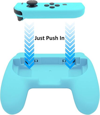 FASTSNAIL Switch Controller Grips for Nintendo Switch/OLED for JoyCons | Wear-Resistant Switch Controllers Holder Handle Kit, Ergonomic Design, 6 Non-Slip Thumb Grip Caps for Joycon 1 Accessories in Kuwait