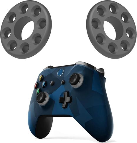 حلقات دقيقة من Murciful تهدف إلى مساعدة الحركة على التحكم في الهدف لـ PS5، PlayStation Project Q، PS4، Xbox Series X/S، Xbox One X/S، Xbox 360، Lenovo، Switch Pro (قطعتان باللون الأسود) in Kuwait